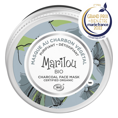 Marilou Bio Masque Visage bio au Charbon Végétal